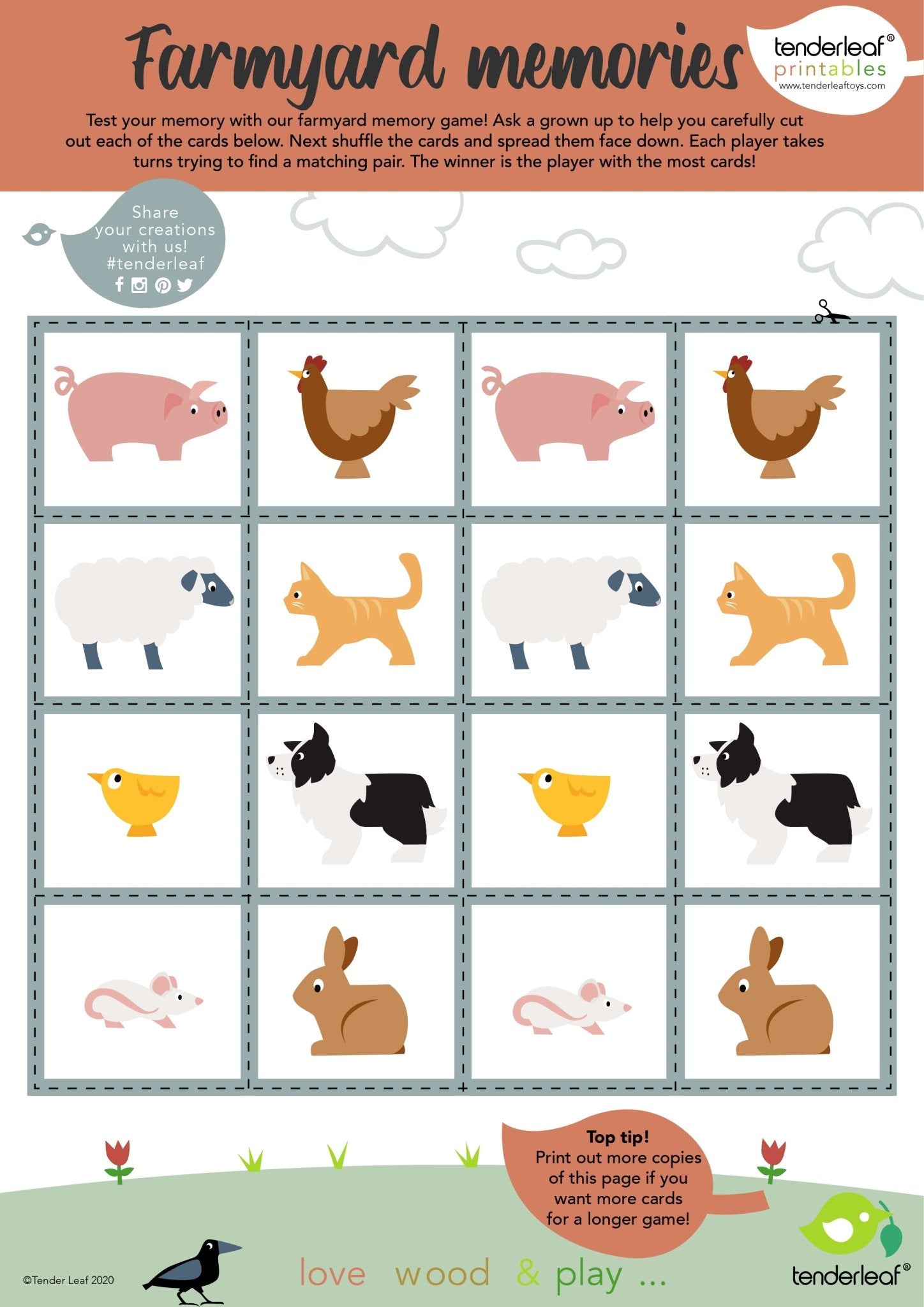 13 Farmyard Animals Shelf Set - Toby Tiger