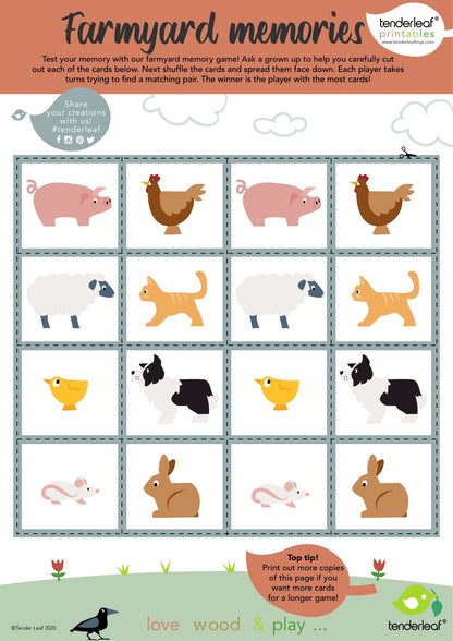 13 Farmyard Animals Shelf Set - Toby Tiger