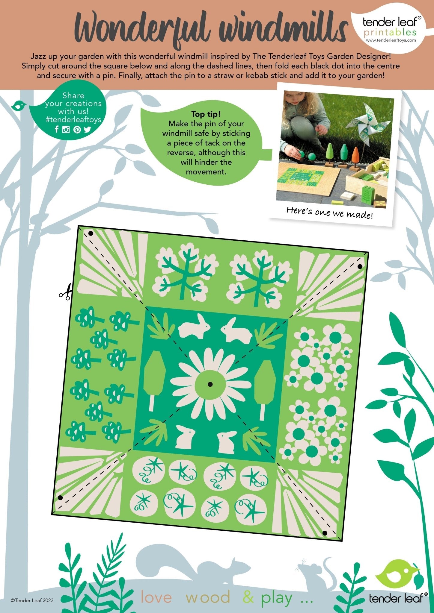 Little Garden Designer - Toby Tiger