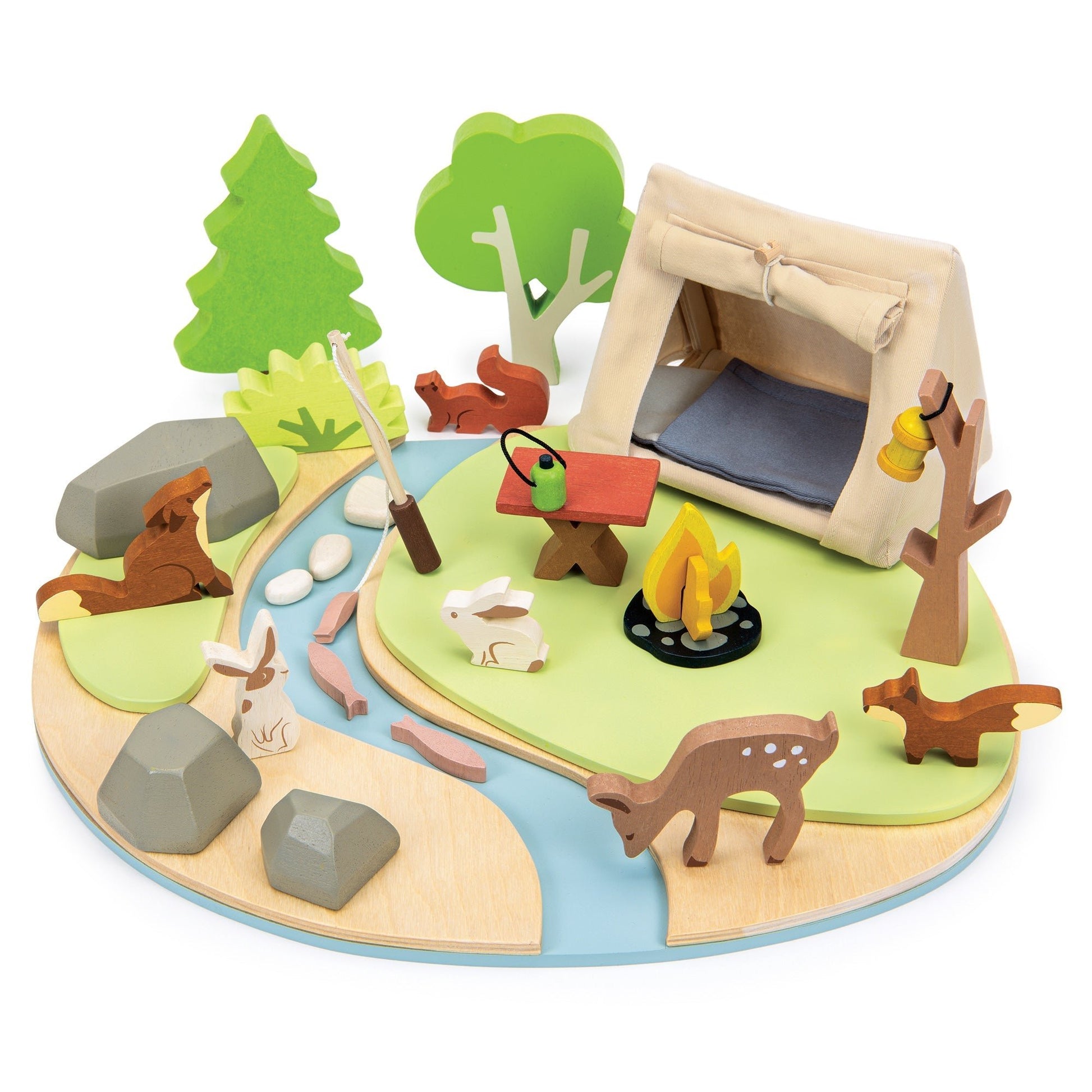 Wildlife Camping Playset - Toby Tiger