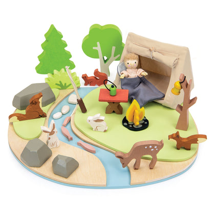 Wildlife Camping Playset - Toby Tiger
