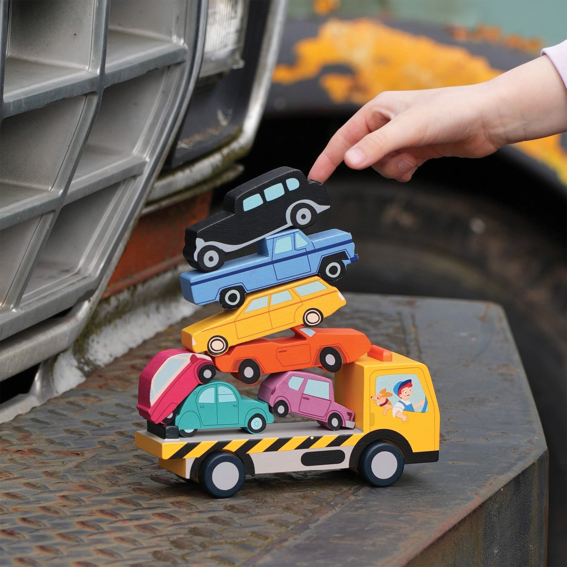 Stacking Cars - Toby Tiger