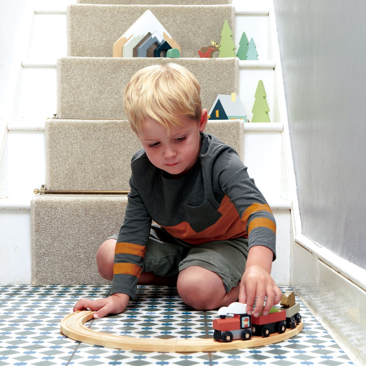Treetops Train Set - Toby Tiger