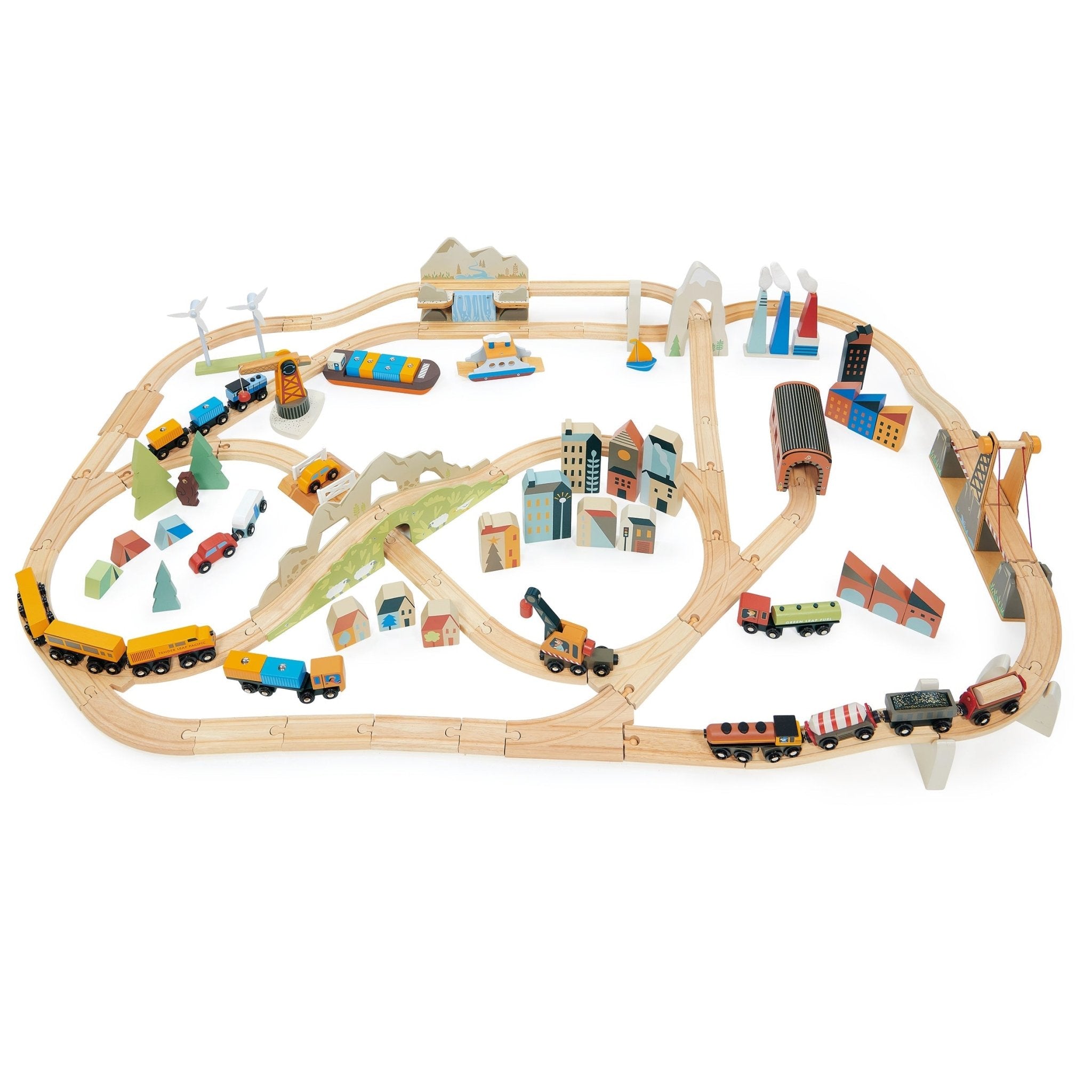Mountain View Train Set - Creative Toy for Kids' Imagination – Toby Tiger