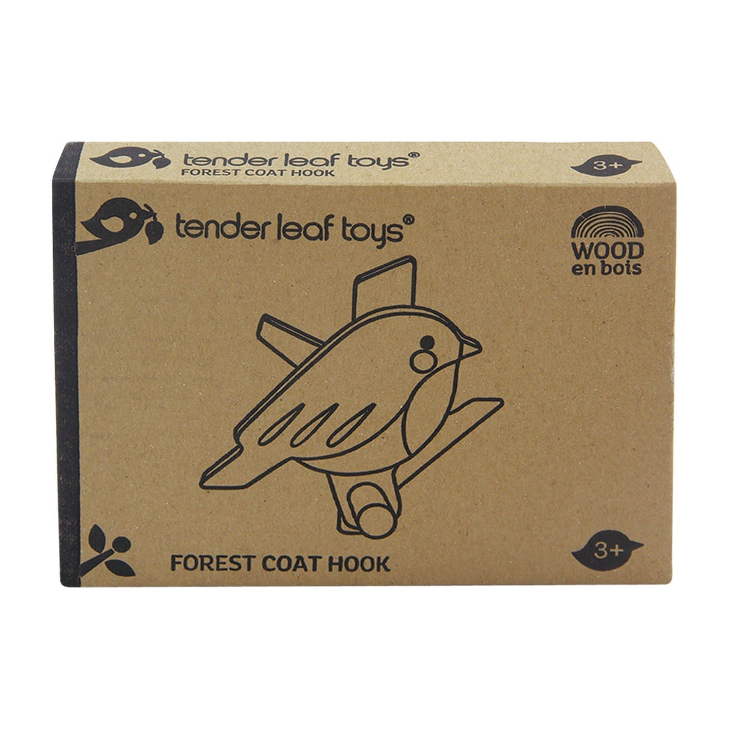Forest Coat Hook (Robin) - Toby Tiger