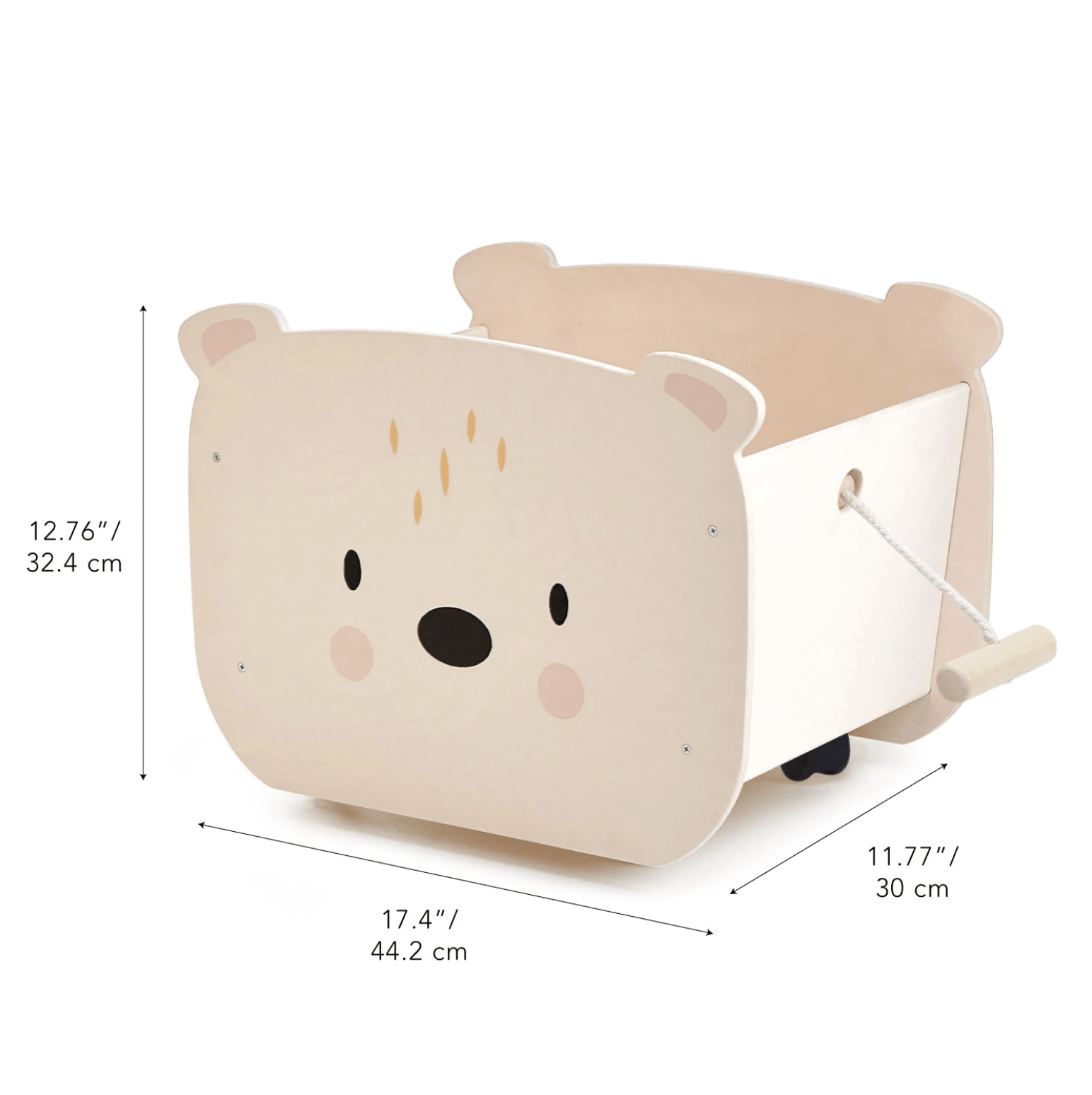 Pull Along Bear Cart - Toby Tiger