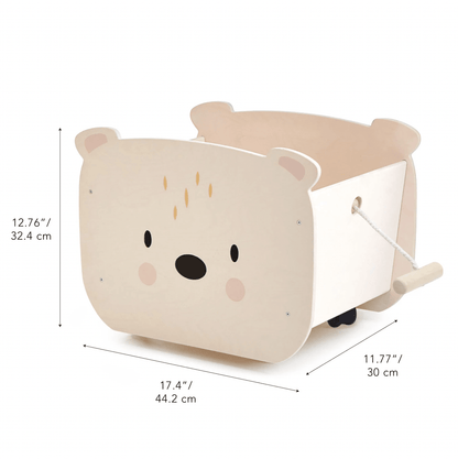 Pull Along Bear Cart - Toby Tiger