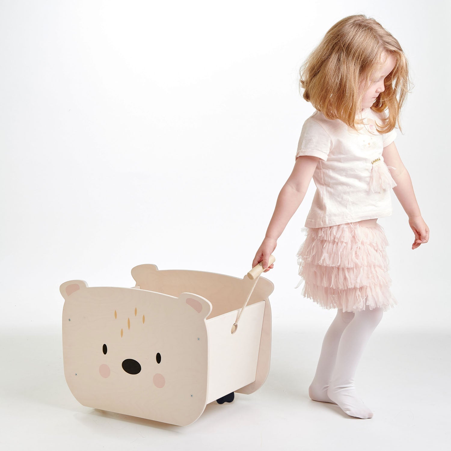 Pull Along Bear Cart - Toby Tiger