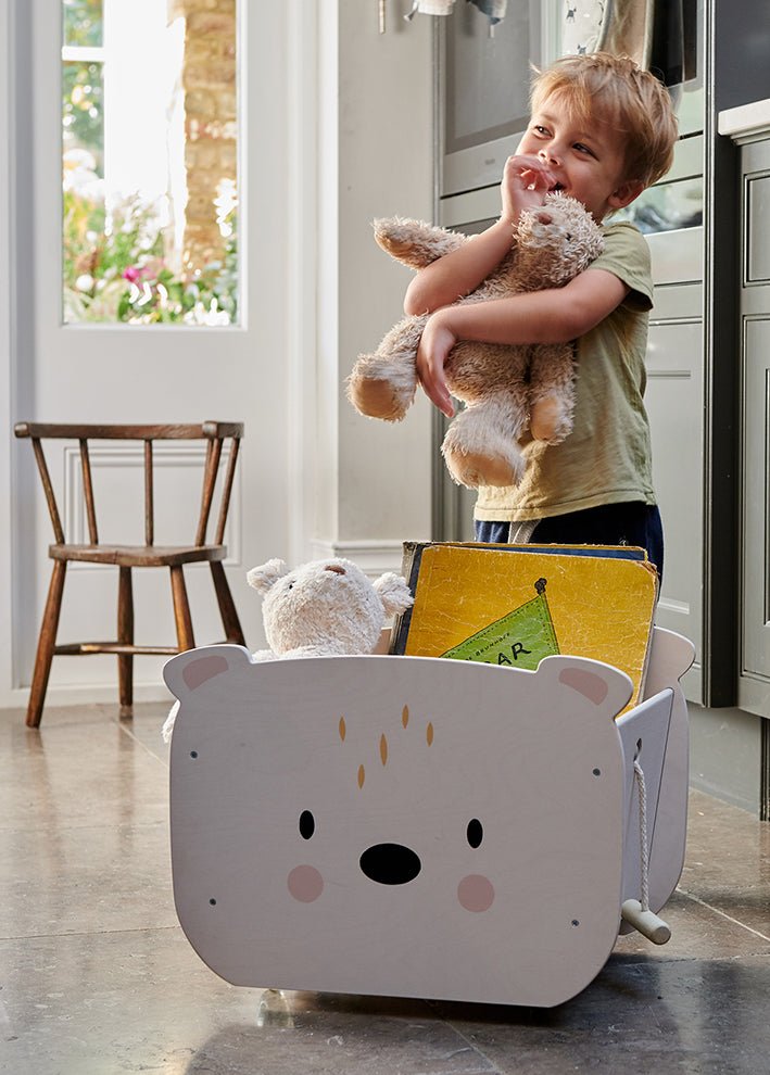 Pull Along Bear Cart - Toby Tiger