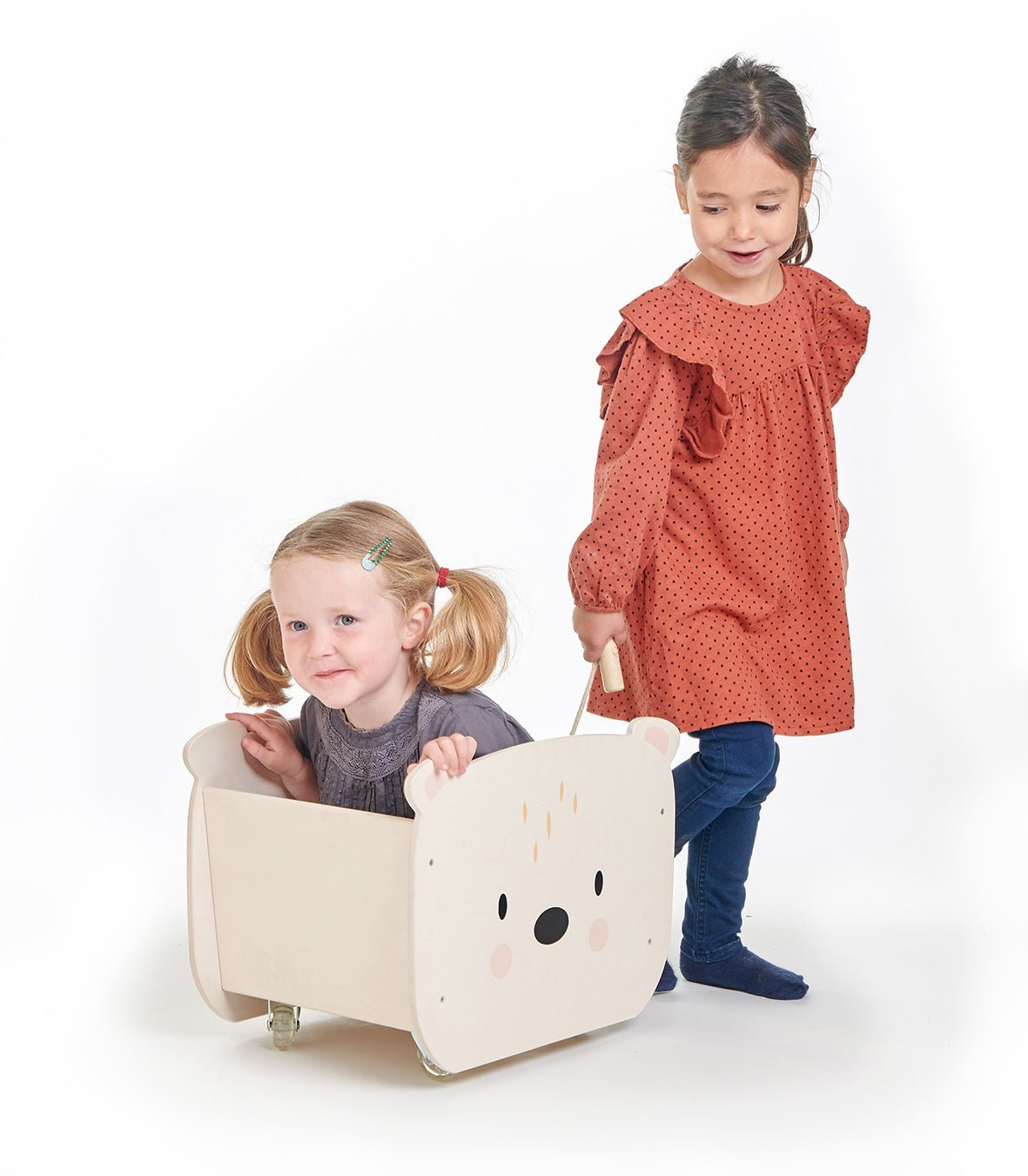 Pull Along Bear Cart - Toby Tiger