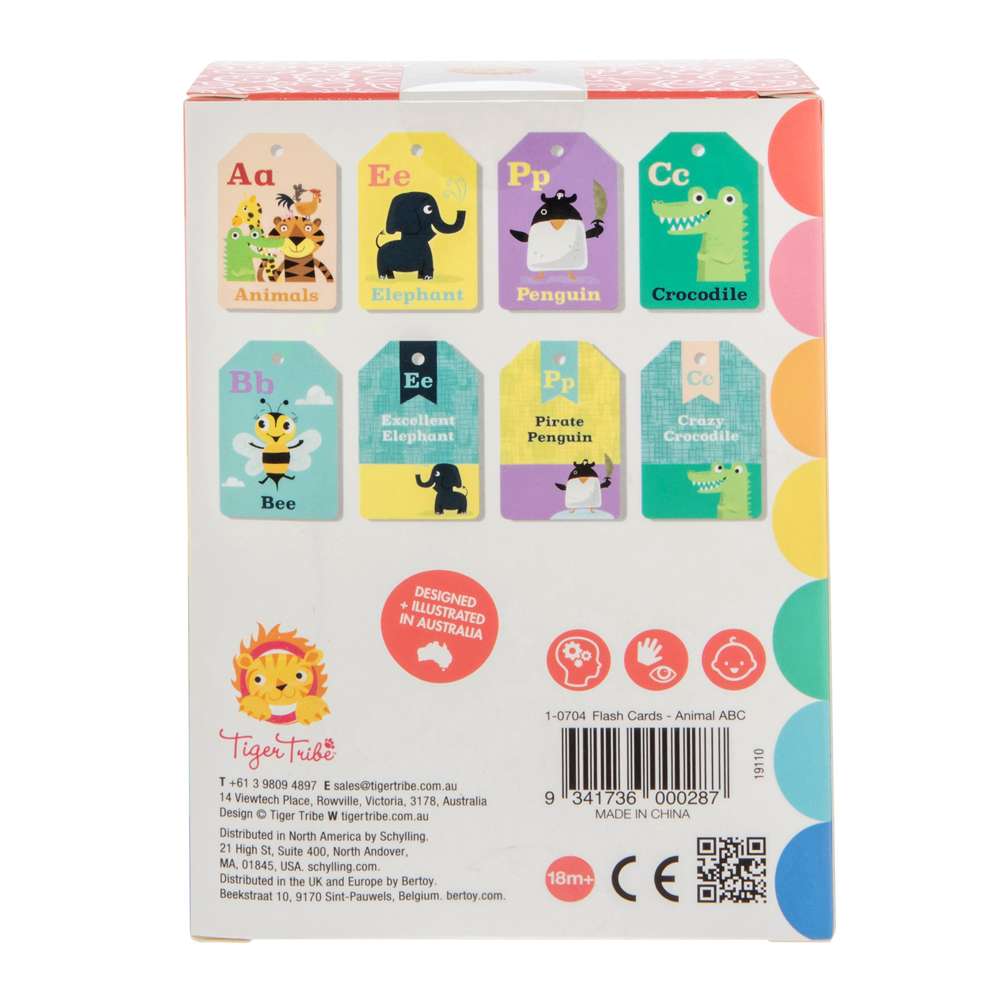 Flash Cards - Animal ABC - Toby Tiger