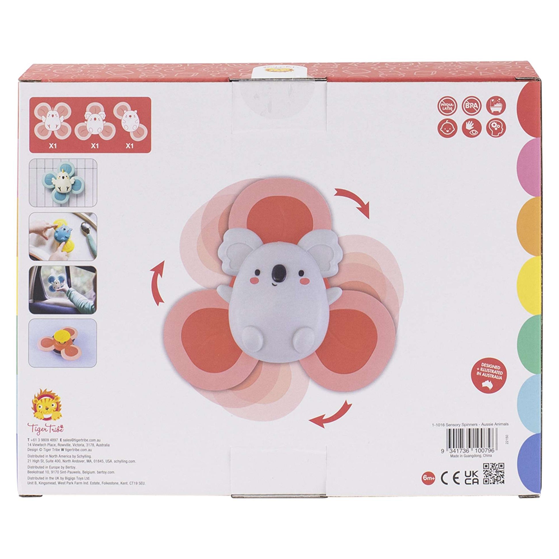 Sensory Spinners - Aussie Animals - Toby Tiger