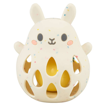 Silicone Rattle - Bunny - Toby Tiger UK