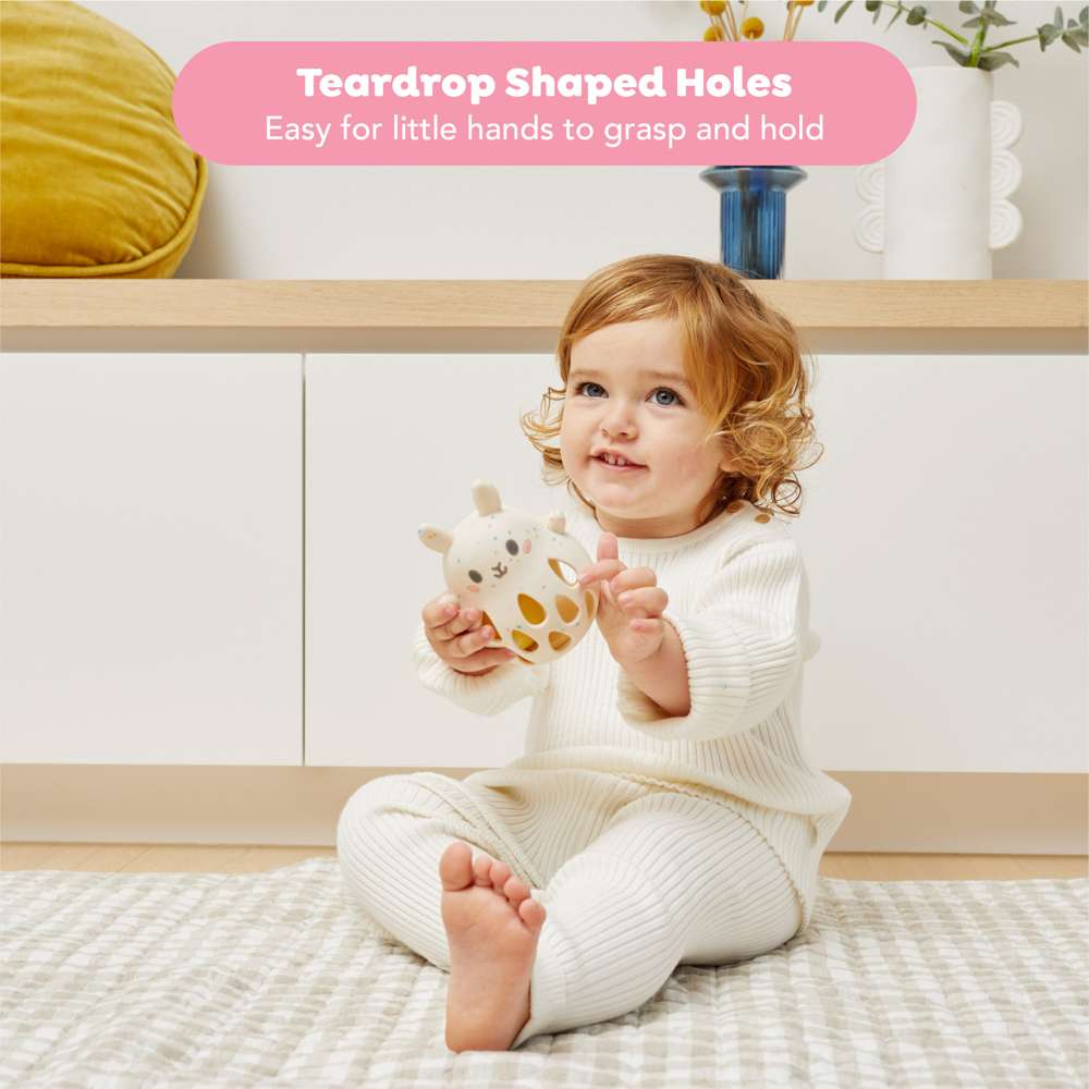 Silicone Rattle - Bunny - Toby Tiger