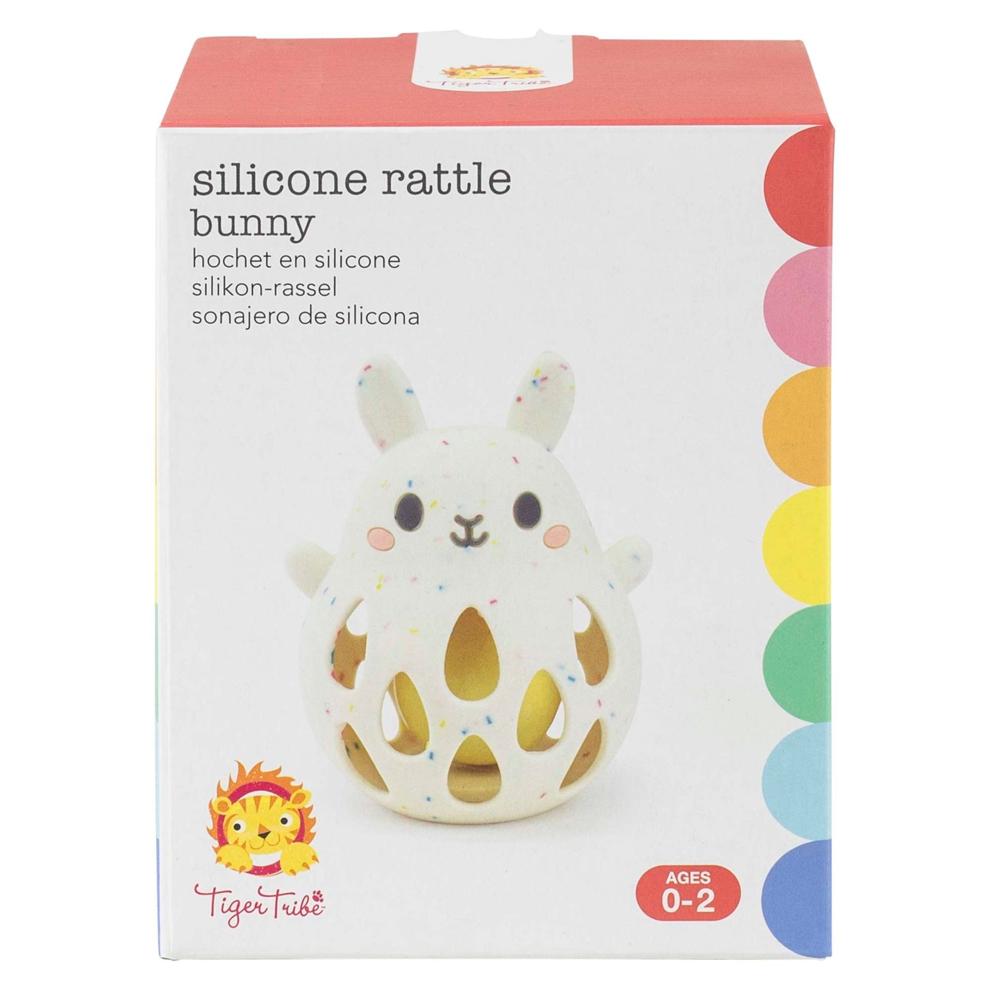 Silicone Rattle - Bunny - Toby Tiger UK