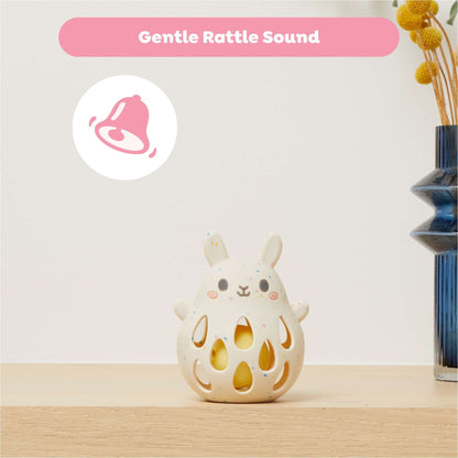 Silicone Rattle - Bunny - Toby Tiger UK