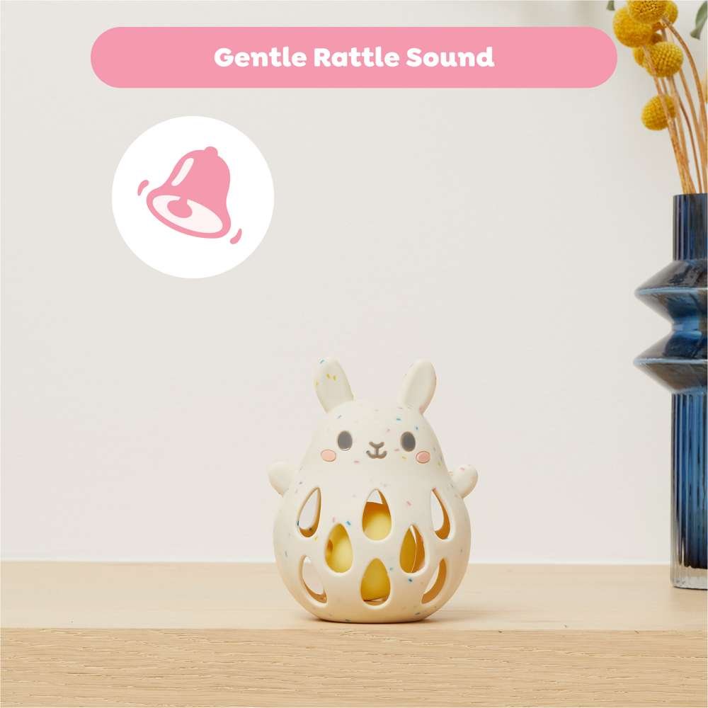 Silicone Rattle - Bunny - Toby Tiger