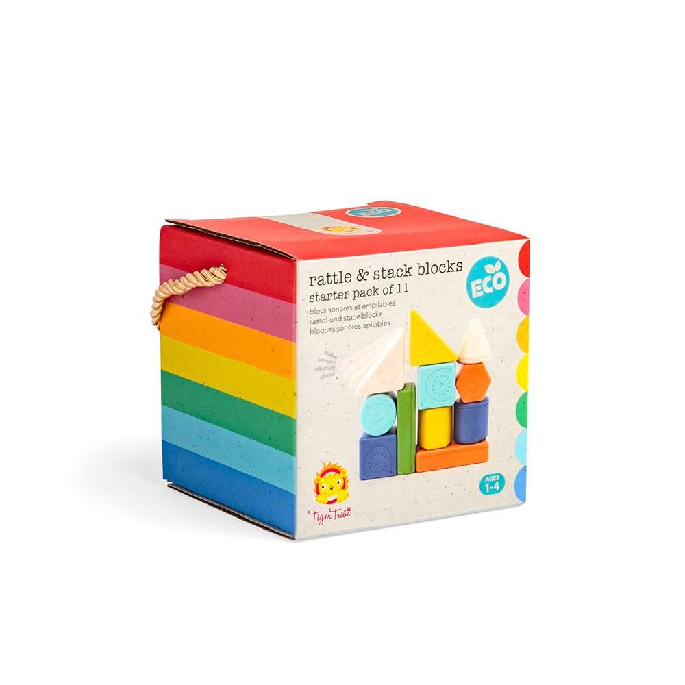 Rattle & Stack Blocks - Starter Pack - Toby Tiger