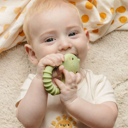 Silicone Teether - Dino - Toby Tiger