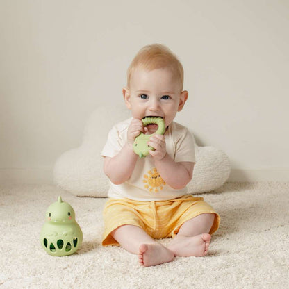 Silicone Teether - Dino - Toby Tiger