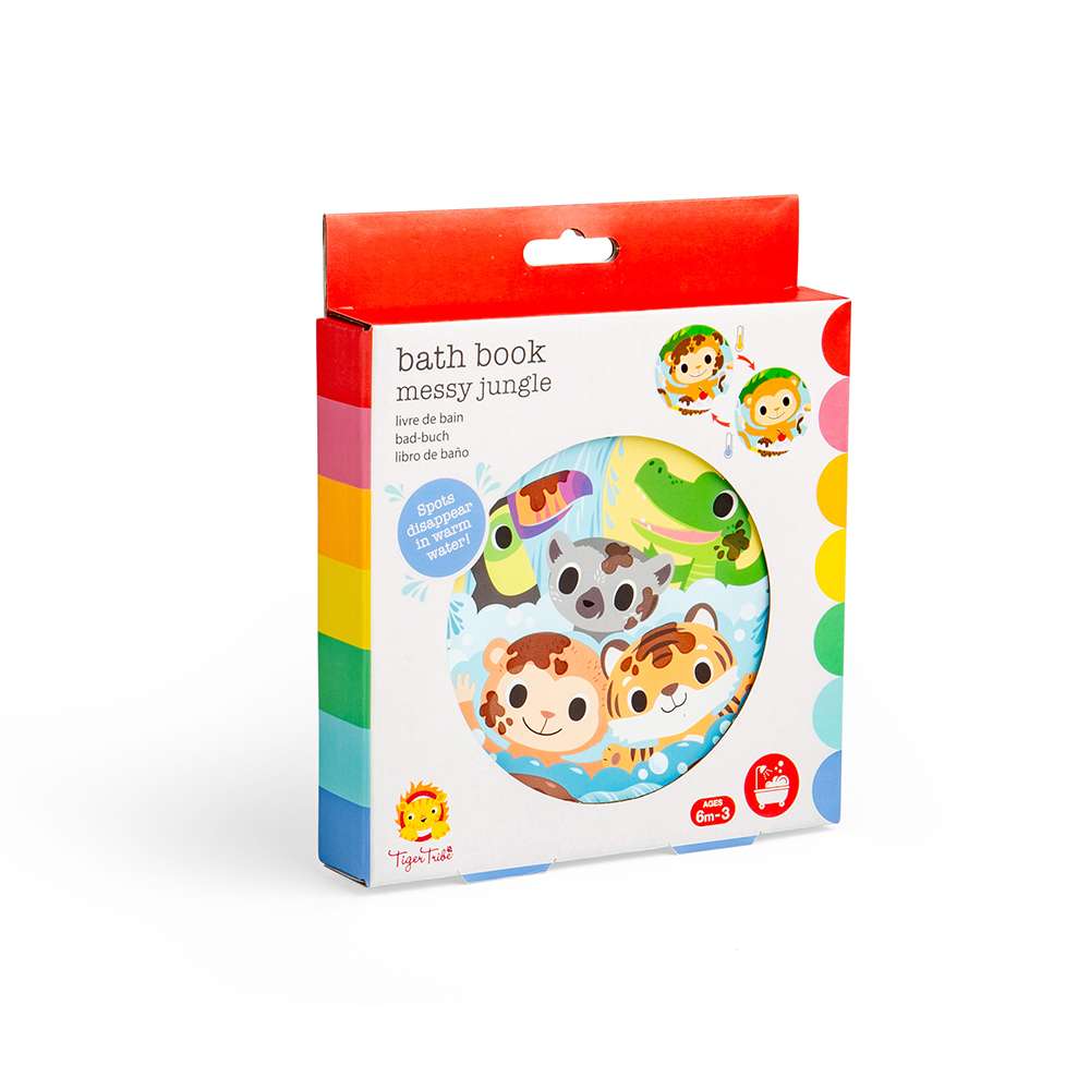 Bath Book - Messy Jungle - Toby Tiger