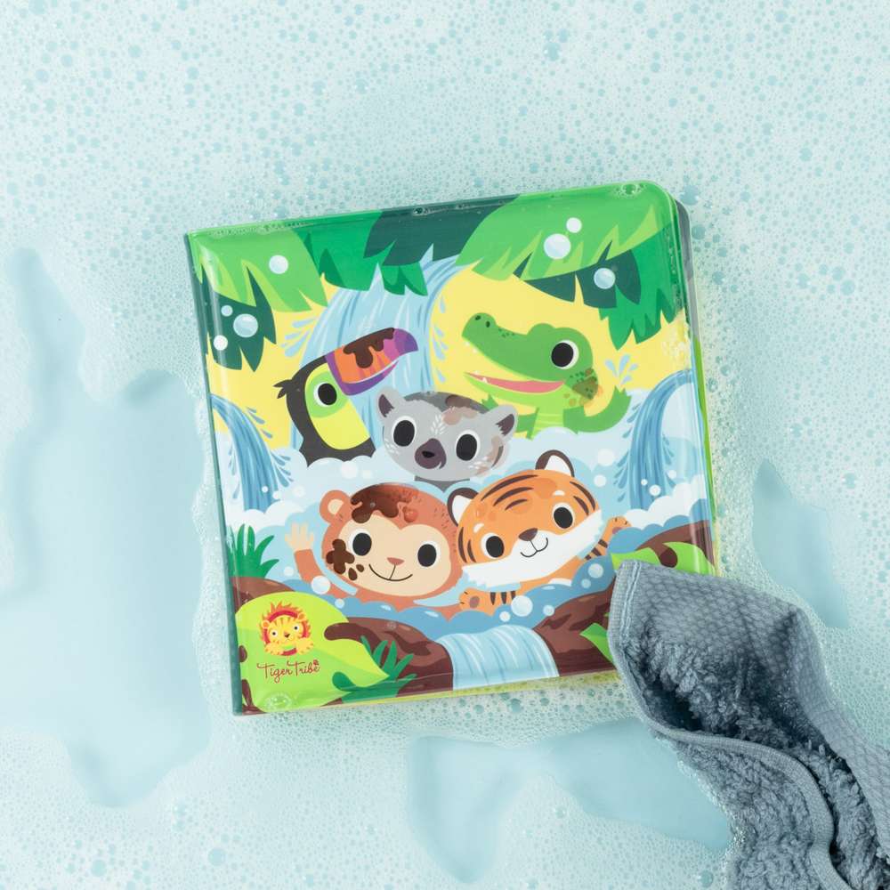 Bath Book - Messy Jungle - Toby Tiger