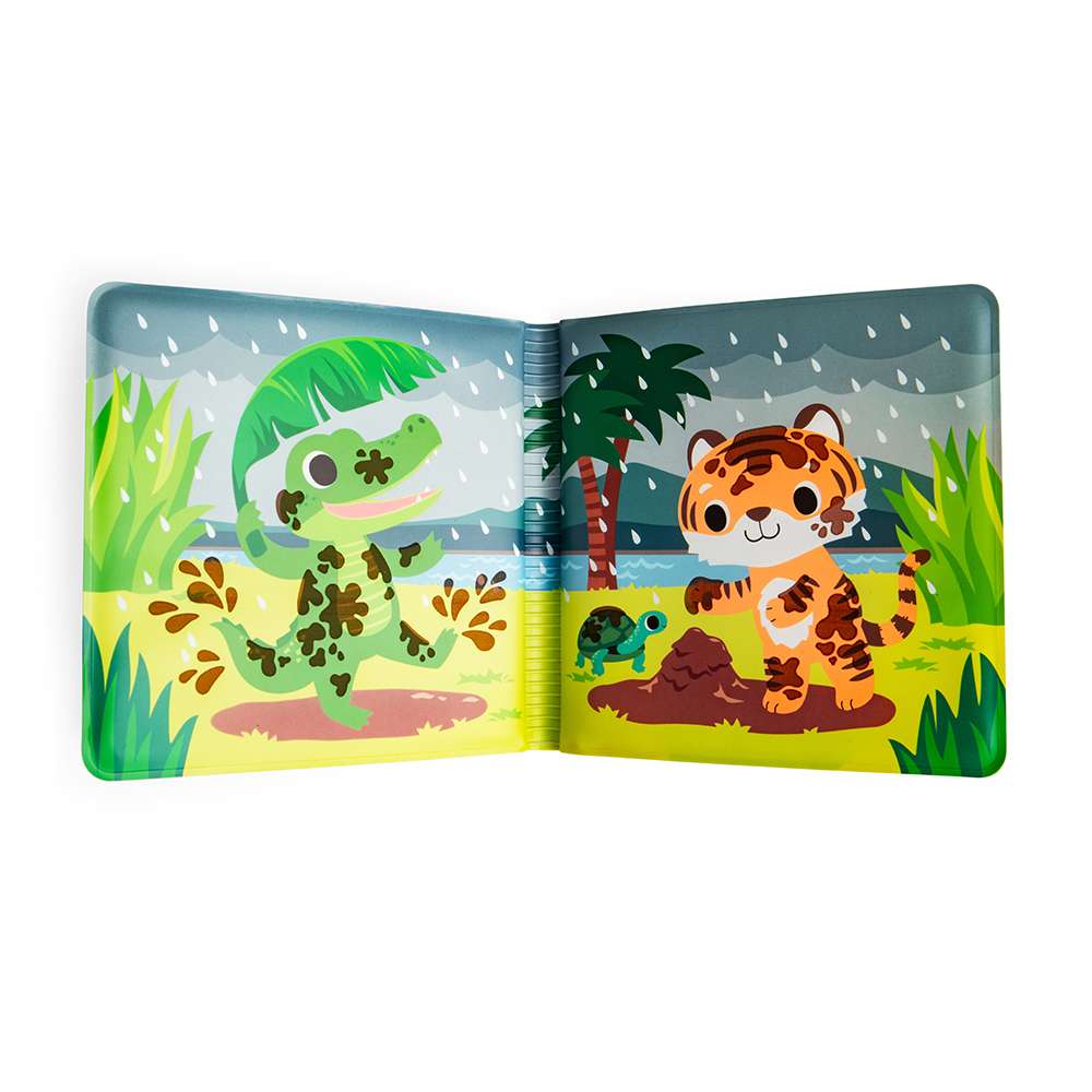Bath Book - Messy Jungle - Toby Tiger