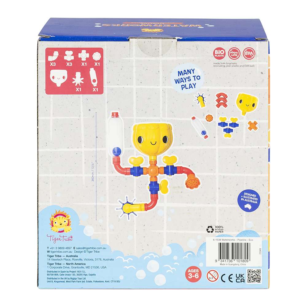 ECO Waterworks - Pipeline Bath Toy - Toby Tiger