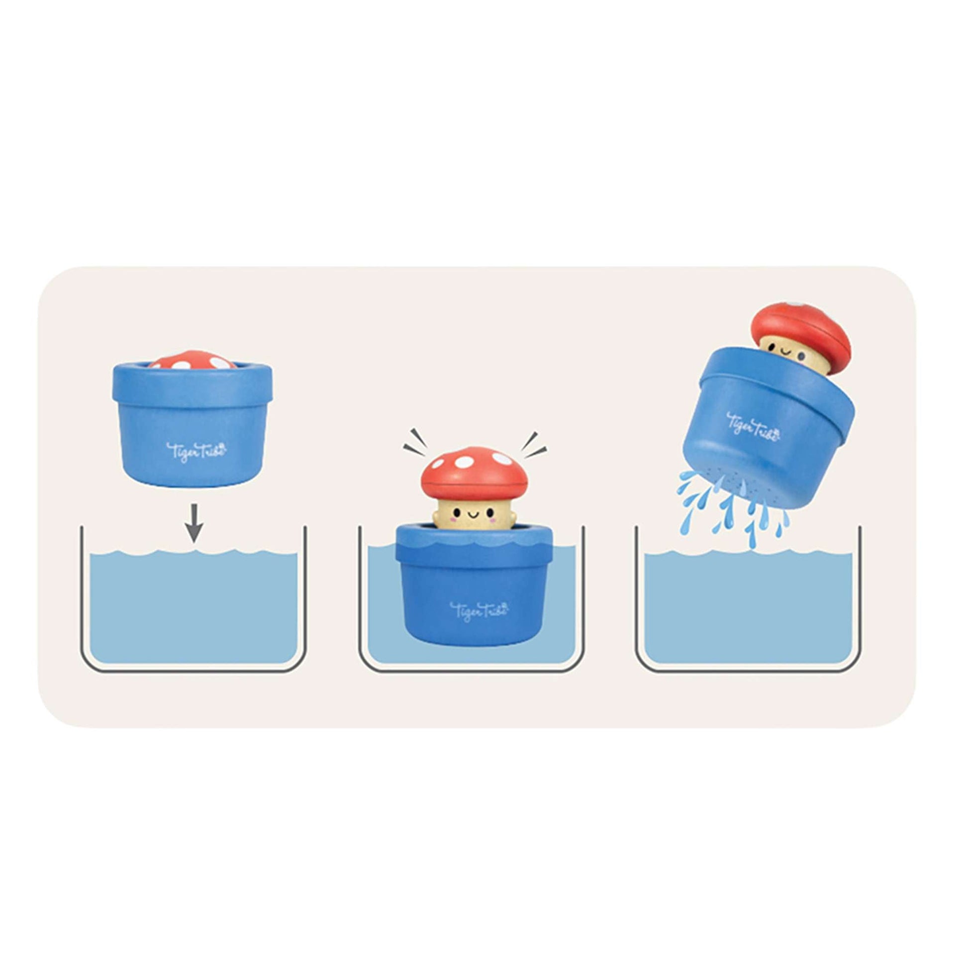 Bath Pop - Up - Mushroom - Toby Tiger