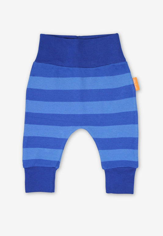 Organic Blue Stripe Yoga Pants - Toby Tiger