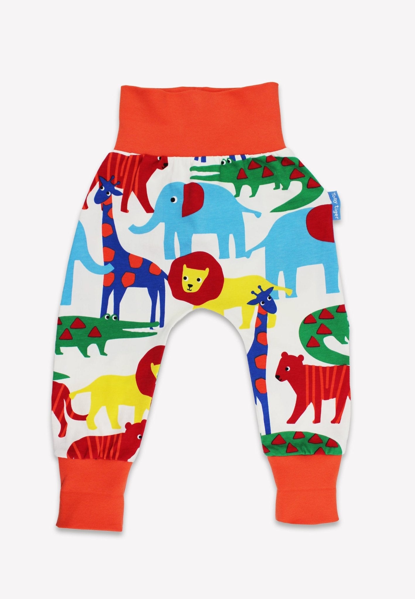 Organic Safari Print Yoga Pants - Toby Tiger