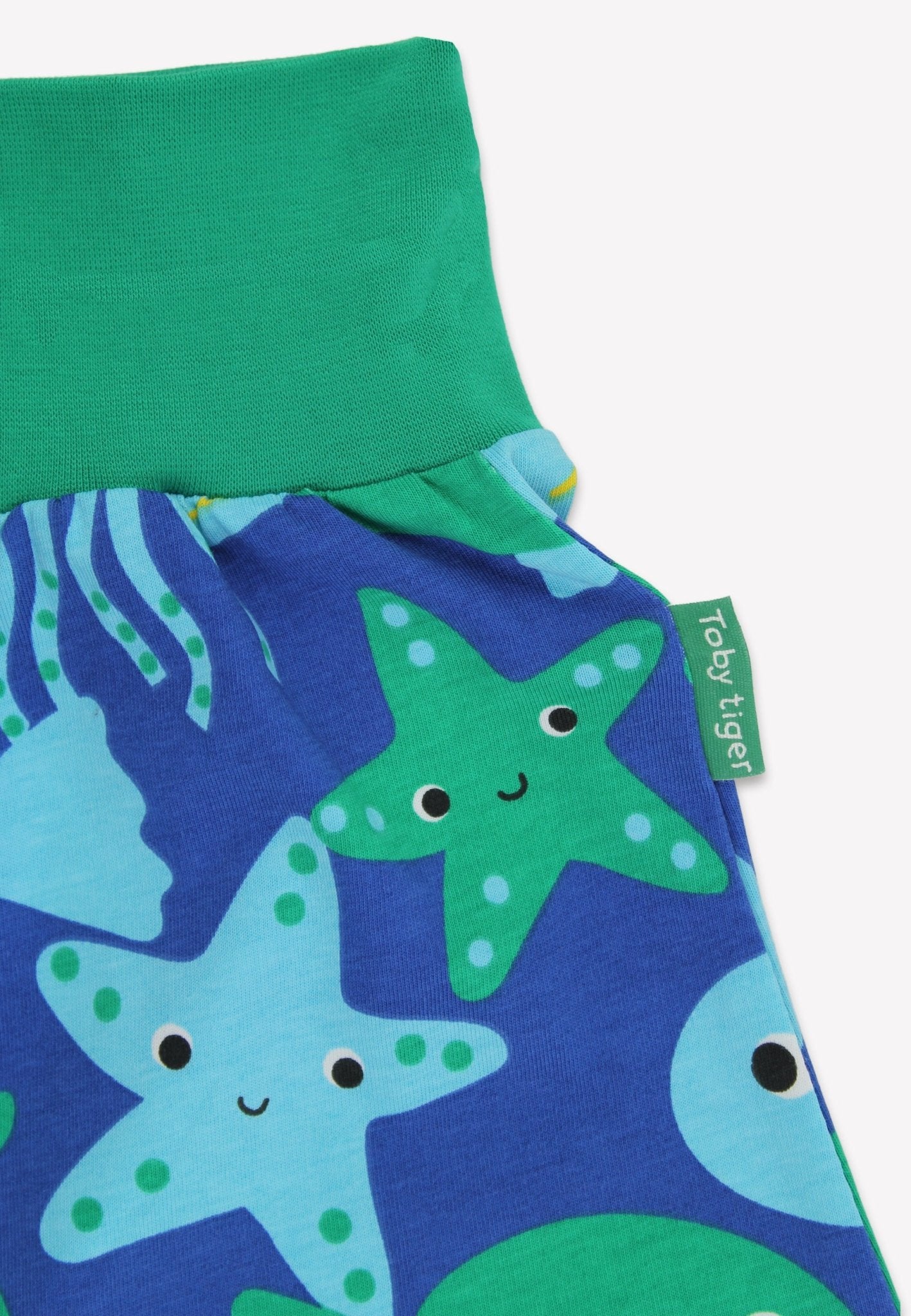 Organic Sea Creature Print Yoga Pants - Toby Tiger