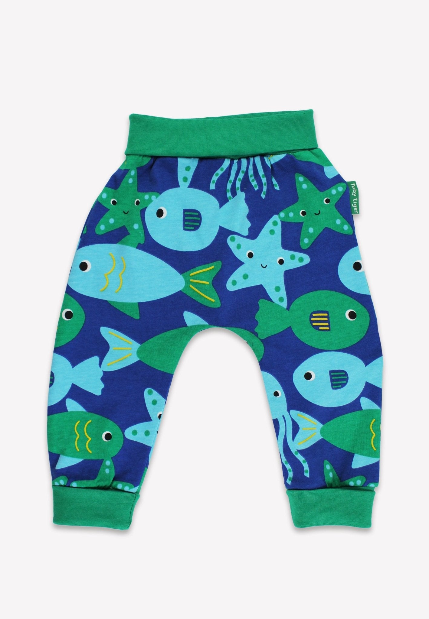 Organic Sea Creature Print Yoga Pants - Toby Tiger