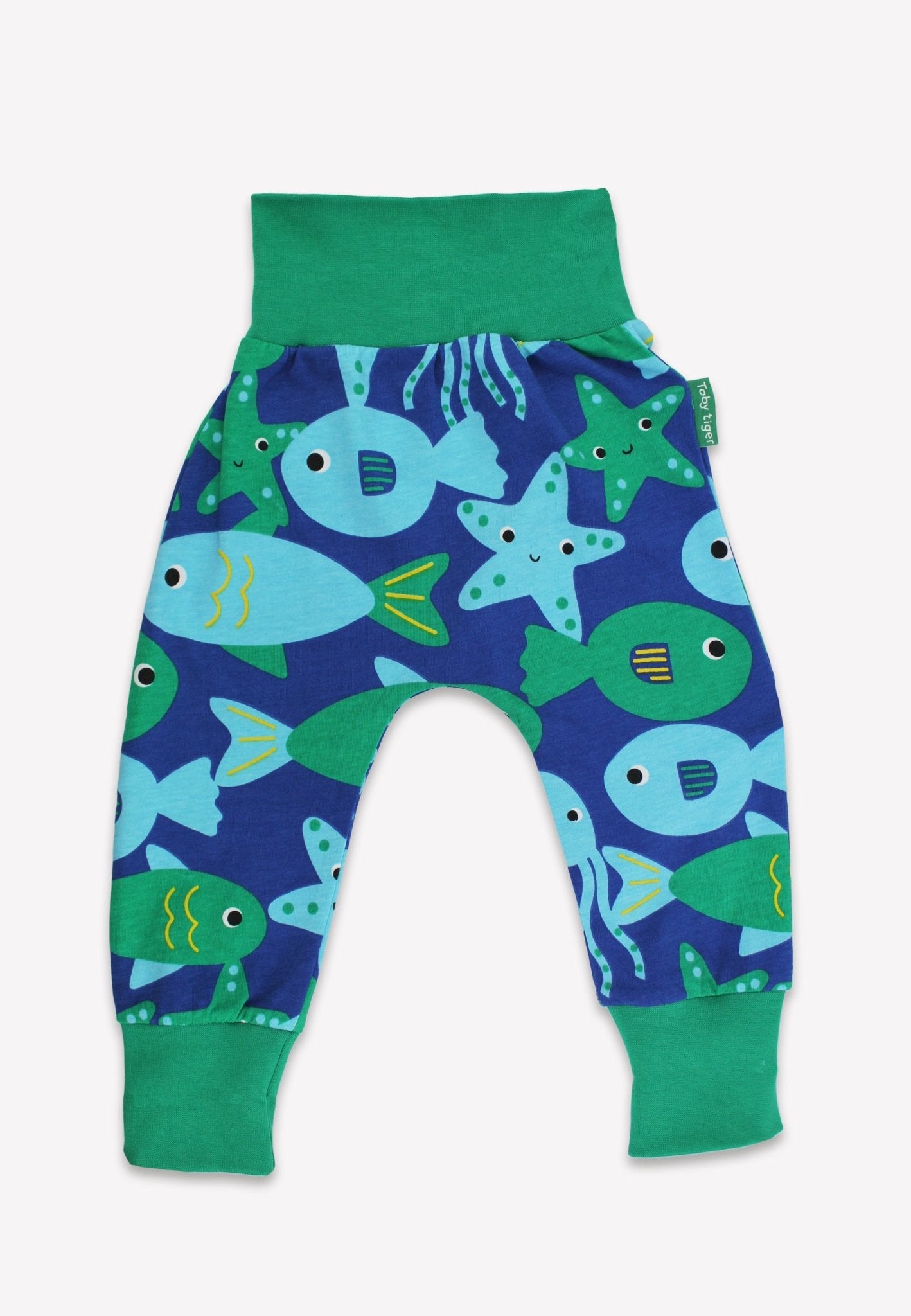 Organic Sea Creature Print Yoga Pants - Toby Tiger