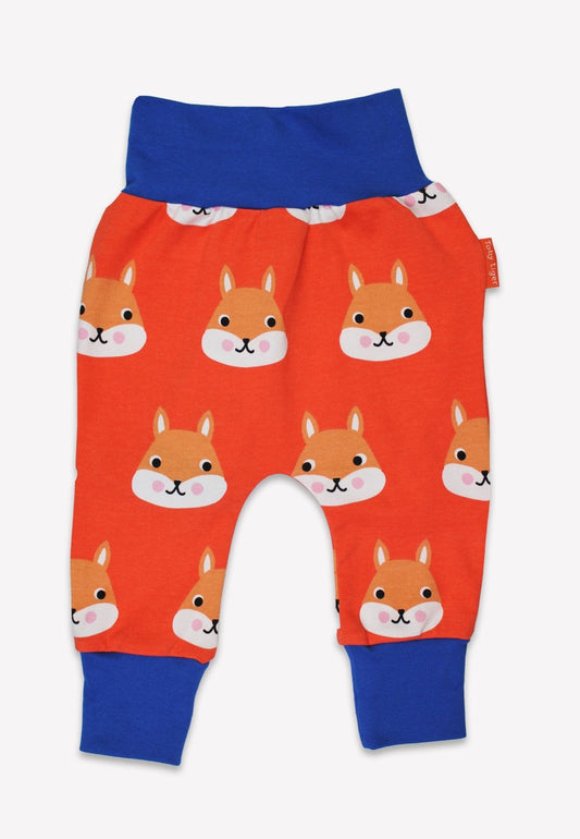 Organic Squirrel Print Yoga Pants - Toby Tiger