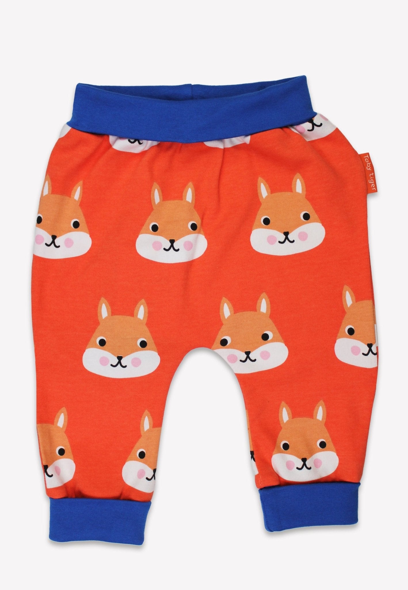 Organic Squirrel Print Yoga Pants - Toby Tiger