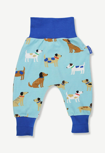 Organic Dog Print Yoga Pants - Toby Tiger UK