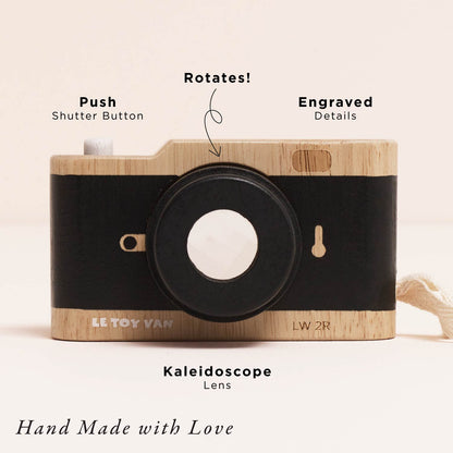 Wooden Retro Camera - Toby Tiger UK