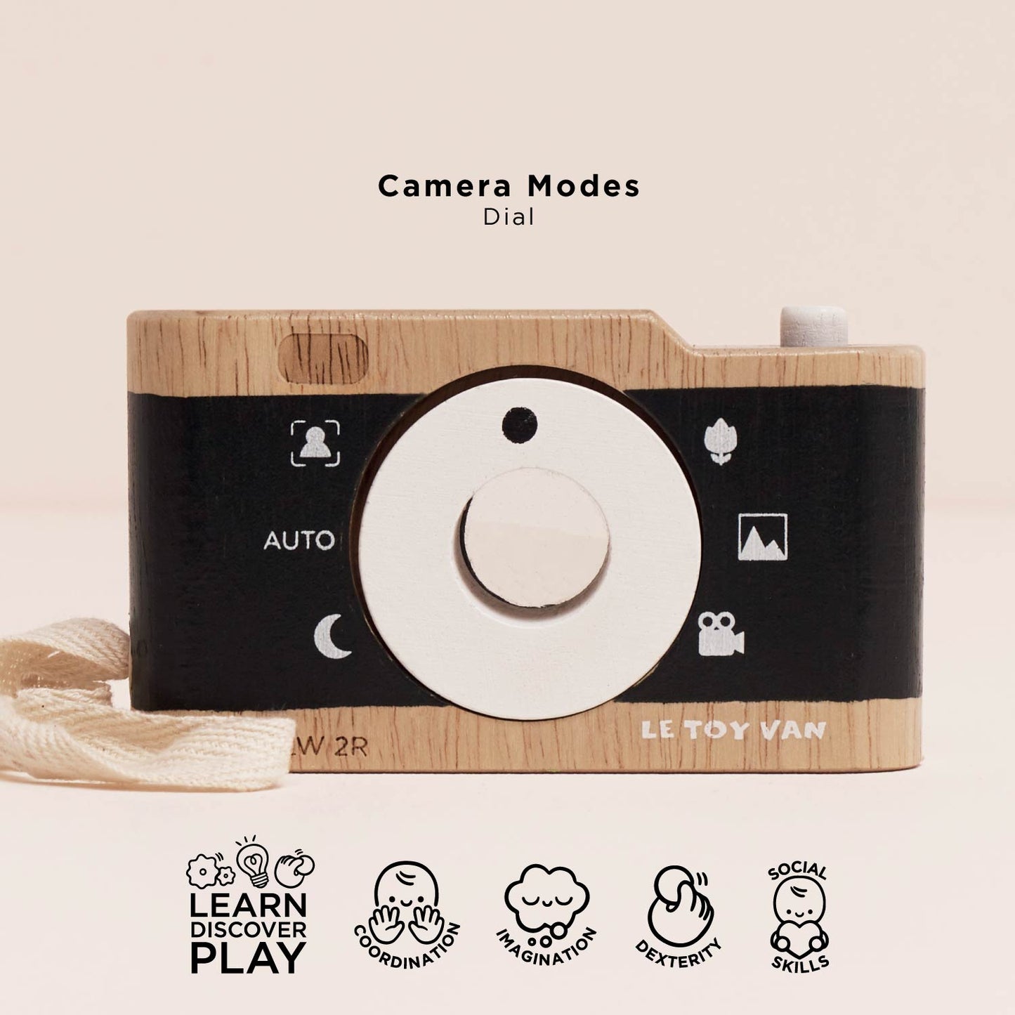 Wooden Retro Camera - Toby Tiger UK