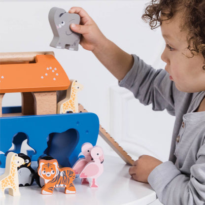 Ark & Animals Shape Sorter - Toby Tiger UK