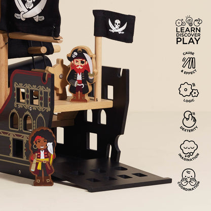 Barbarossa Pirate Ship & Characters - Toby Tiger
