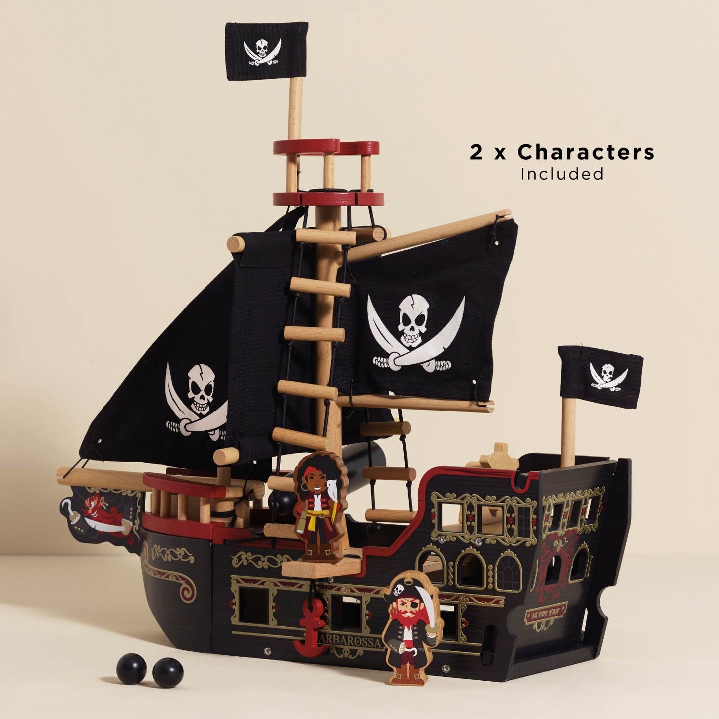 Barbarossa Pirate Ship & Characters - Toby Tiger