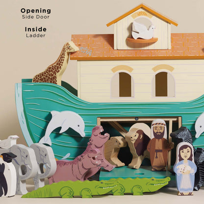 Noah’s Great Wooden Ark & Animals - Toby Tiger