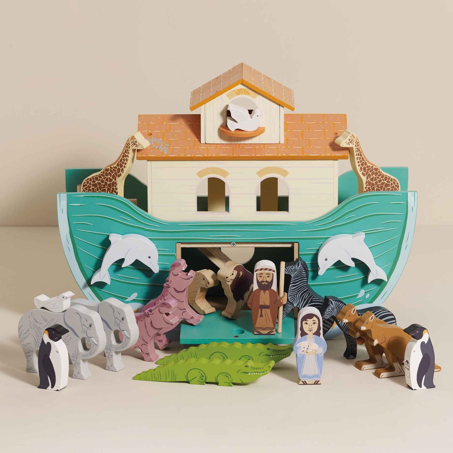 Noah’s Great Wooden Ark & Animals - Toby Tiger