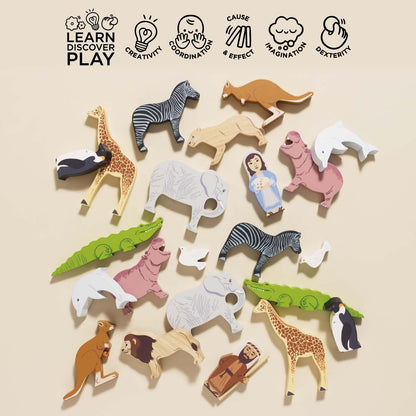 Noah’s Great Wooden Ark & Animals - Toby Tiger