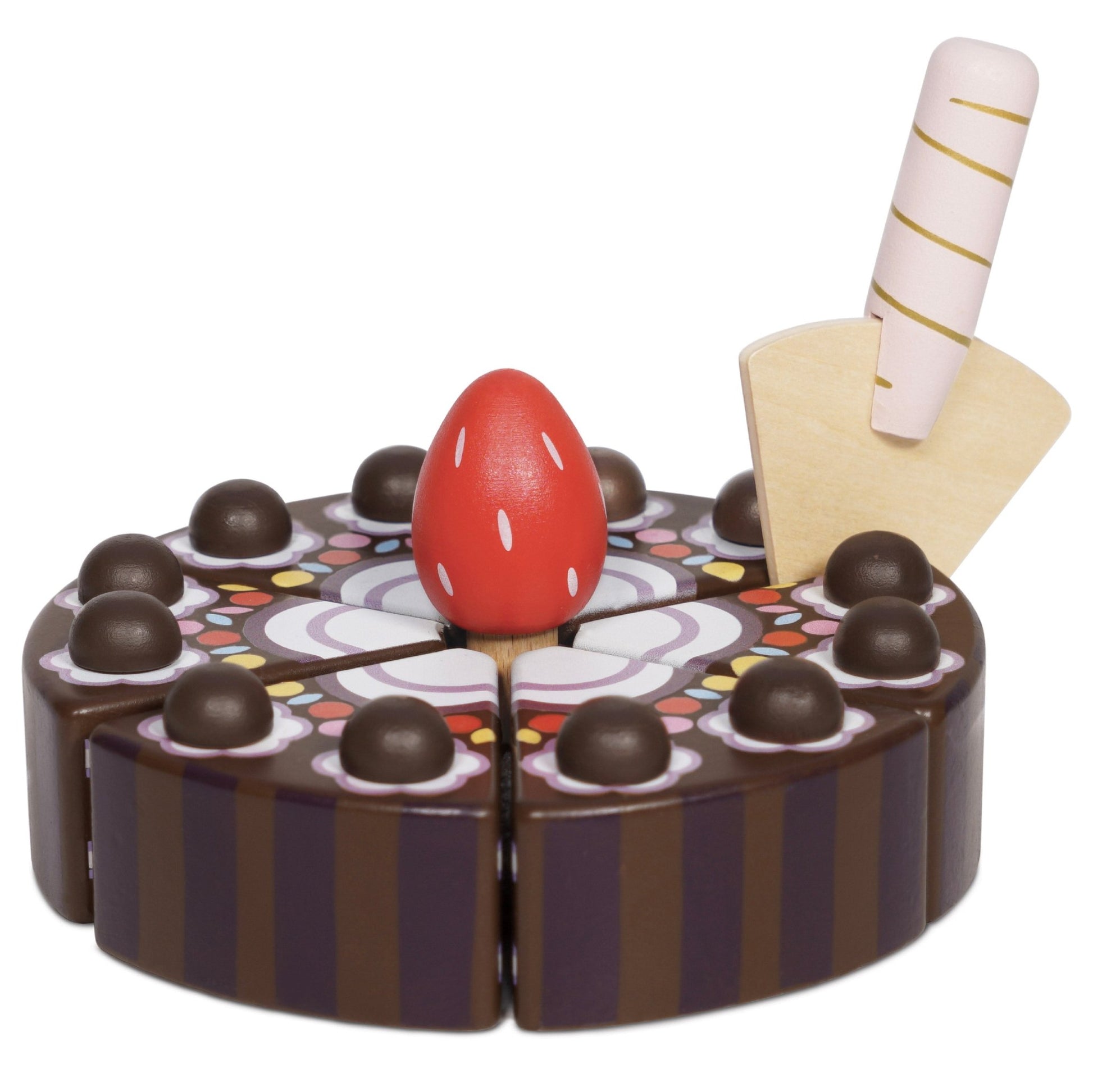 Chocolate Gateau Sliceable Cake - Toby Tiger UK