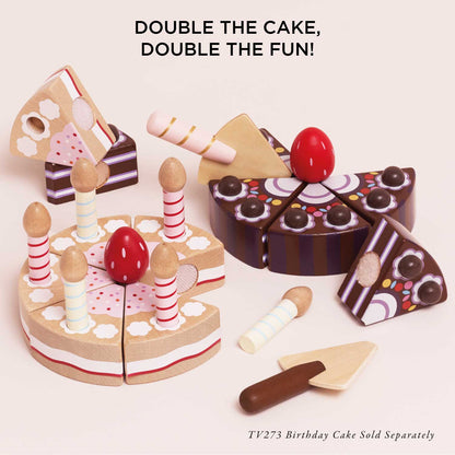 Chocolate Gateau Sliceable Cake - Toby Tiger UK
