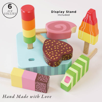 Wooden Ice Lollies Popsicles - Toby Tiger UK