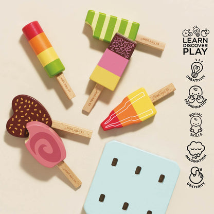 Wooden Ice Lollies Popsicles - Toby Tiger UK