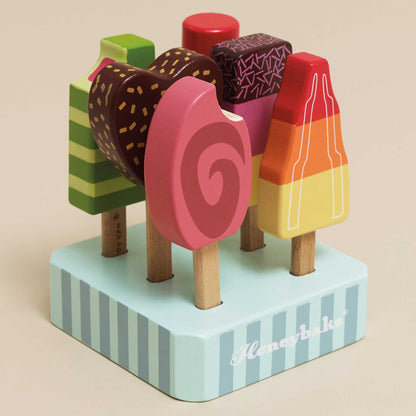 Wooden Ice Lollies Popsicles - Toby Tiger UK